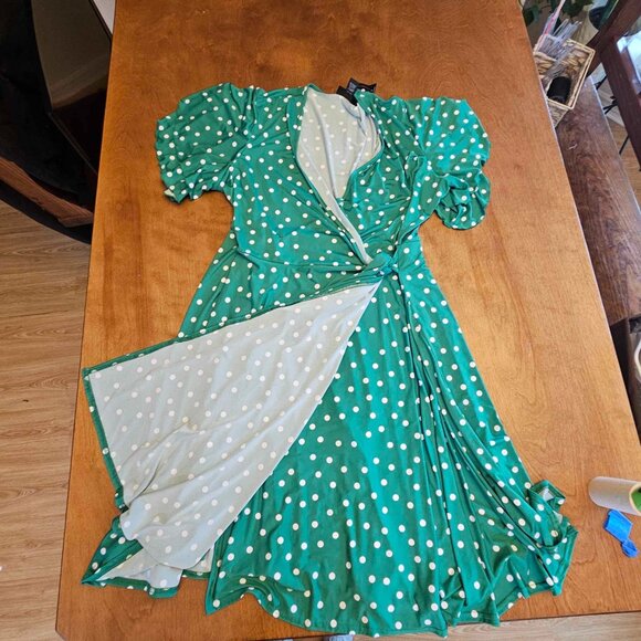 Ashley Stewart Wrap Around Maxi Dress Size 22/24 NWT - Picture 6 of 11